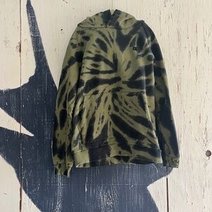 MUNSTER KIDS TIMEWRAP HOODY IN GREEN DYE BOYS SZ: 12